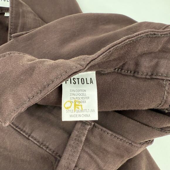 Pistola Jeans SZ 20W Java Brown High Rise Ankle Skinny NWT Button Fly Plus Curvy - Picture 15 of 16